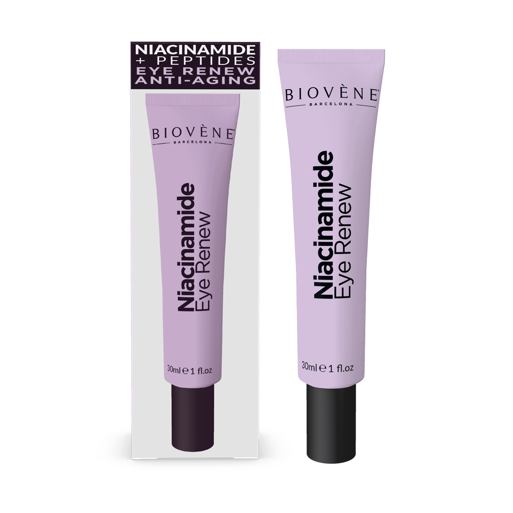 NIACINAMIDE EYE RENEW Revitalizing Eye Cream with Anti-Aging Peptides, Niacinamide & Organic Blueberry