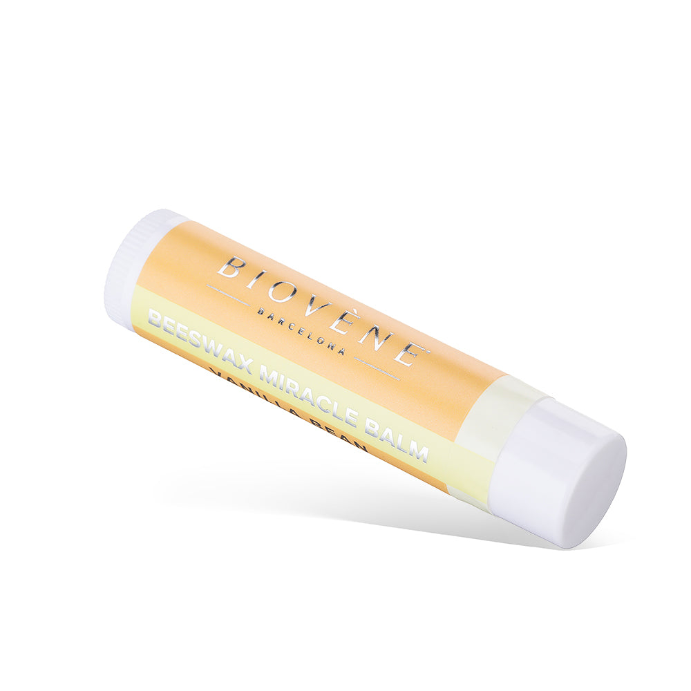 BEESWAX VANILLA BEAN Extra-Moisturizing Miracle Lip Balm for Dryness, Cracking & Chapping, 4 pack