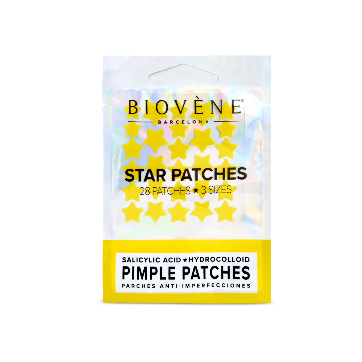 STAR PATCHES Yellow Pimple Patches - Anti-Blemish Stars, 28 patches