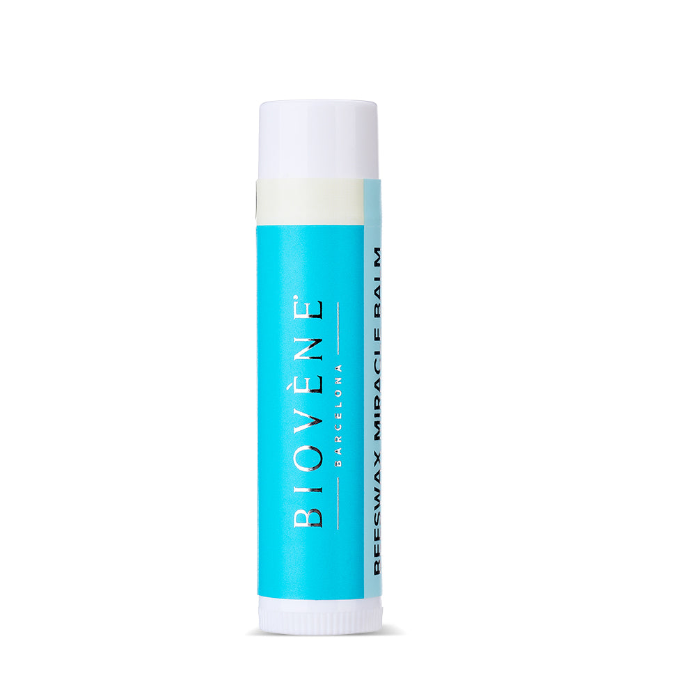 BEESWAX PEPPERMINT Extra-Moisturizing Miracle Lip Balm for Dryness, Cracking &amp; Chapping, 4 pack