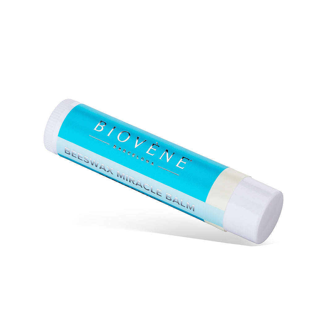 BEESWAX PEPPERMINT Extra-Moisturizing Miracle Lip Balm for Dryness, Cracking &amp; Chapping, 4 pack