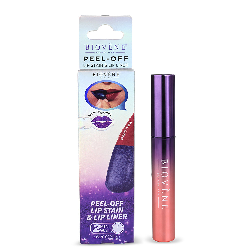 PEEL-OFF PERFECT REVEAL LIP STAIN &amp; LINER IN ONE - Heat Trace Stay-Perfect All Day