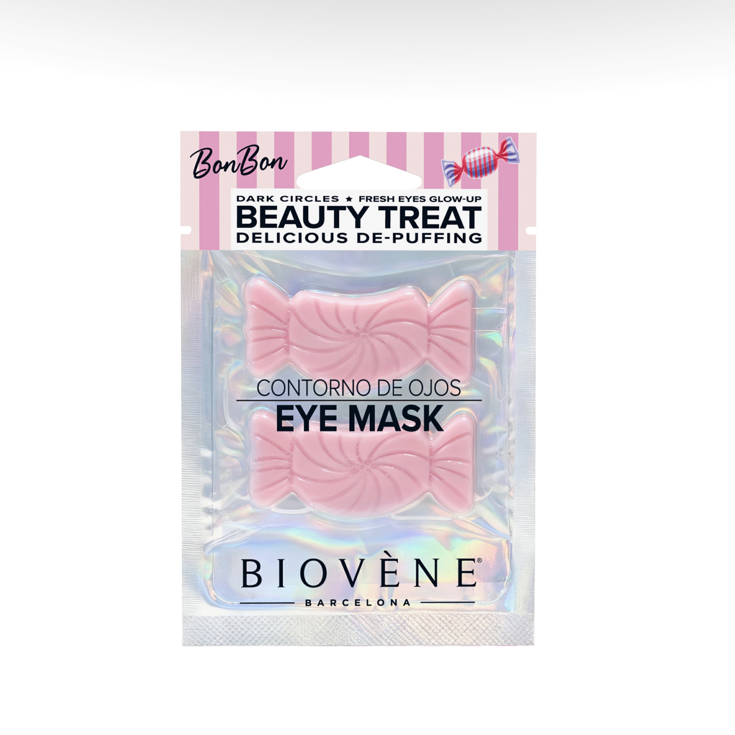 BEAUTY TREAT Delicious De-Puffing! Eye Pad Mask for Dark Circles and Eye Contour Puffiness