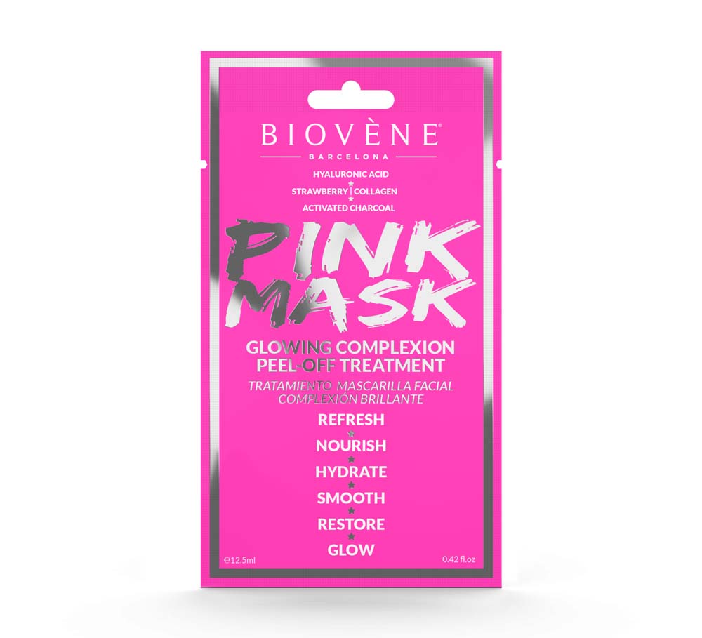 PINK MASK Glowing Complexion Peel-Off Treatment