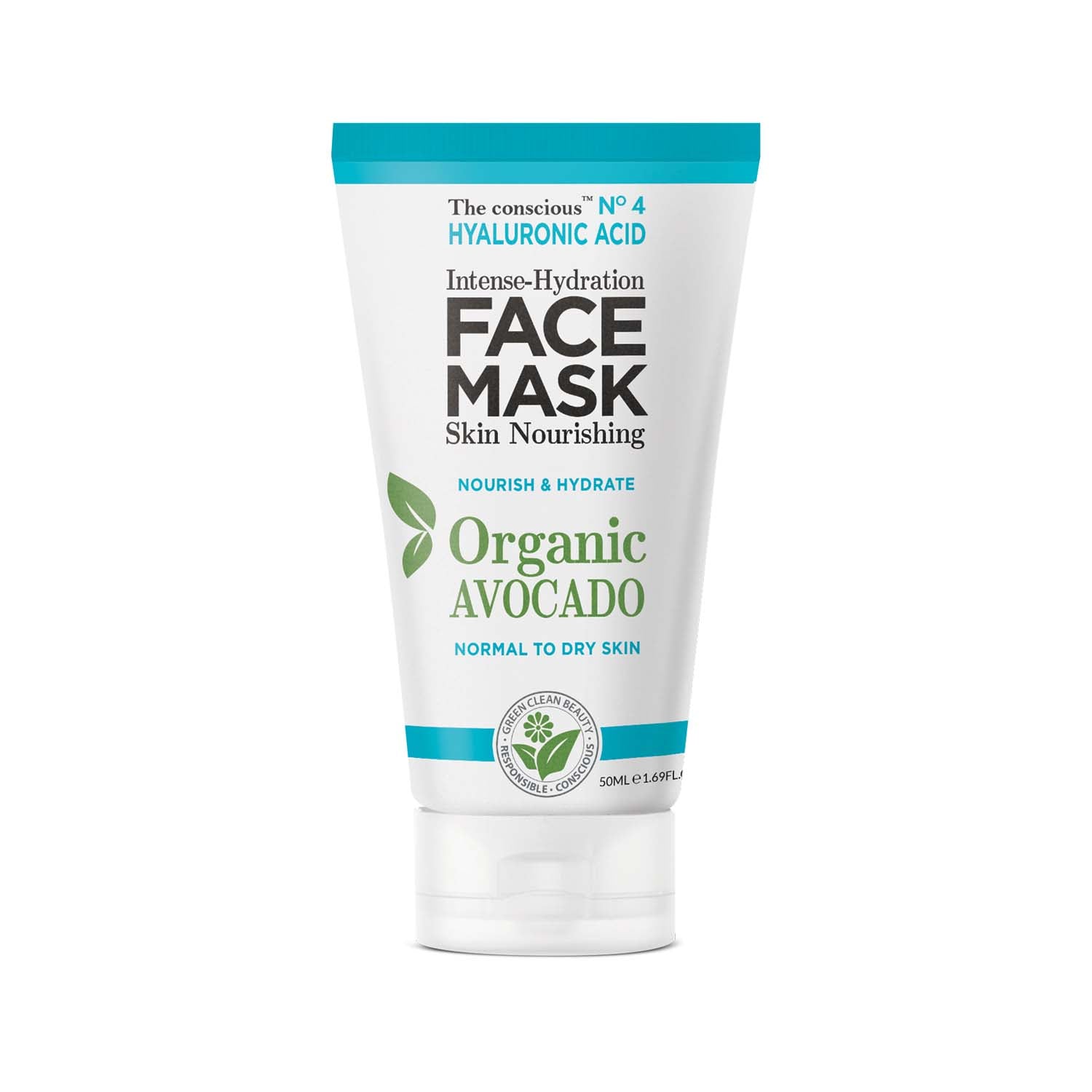 The conscious™ Hyaluronic Acid Intense-Hydration Face Mask Organic Avocado