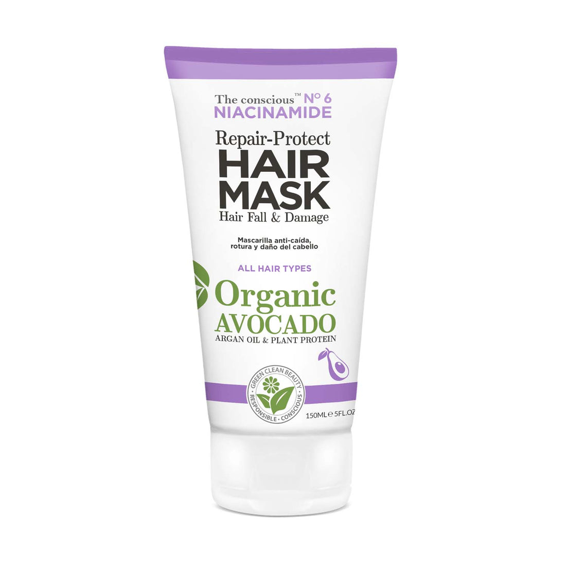 The conscious™ Niacinamide Repair-Protect Hair Mask Damage & Hair Fall Organic Avocado